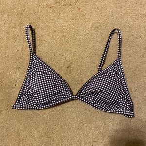 Pacsun x LA Hearts gingham bikini top